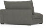 Rossi - 2-sits med armstöd höger - Grå