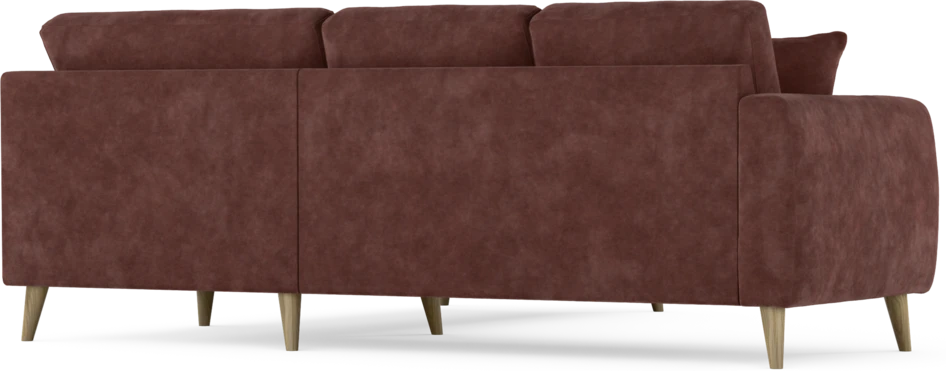 Eden - Hörnsoffa, 2+2-sits - Röd