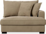 Rossi - 1,5-sits med armstöd höger - Beige