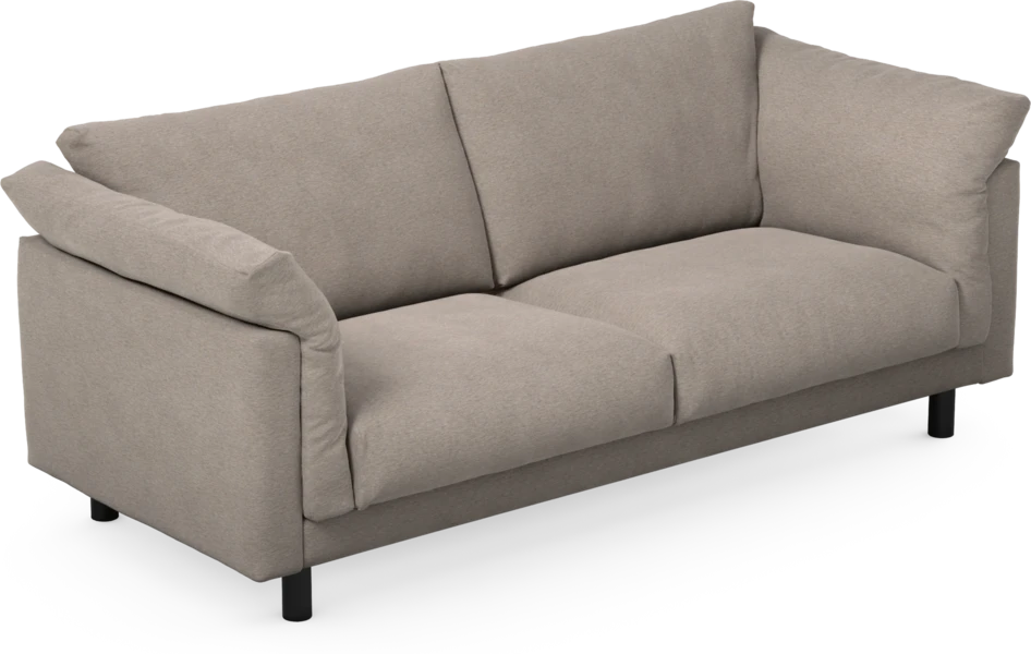Cherrie - 2,5-sits soffa, fast klädsel - Beige