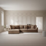 Rossi - 3-sits soffa med divan vänster - Beige