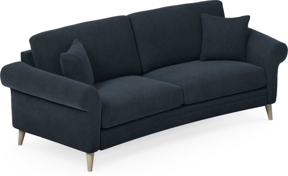 Eden - 2,5-sits soffa svängd - Blå
