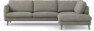 Madison Lux - 3-sits soffa med divan höger - Vit