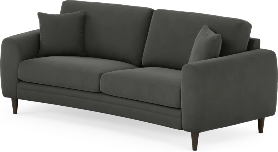 Eden - 2,5-sits soffa svängd - Grå
