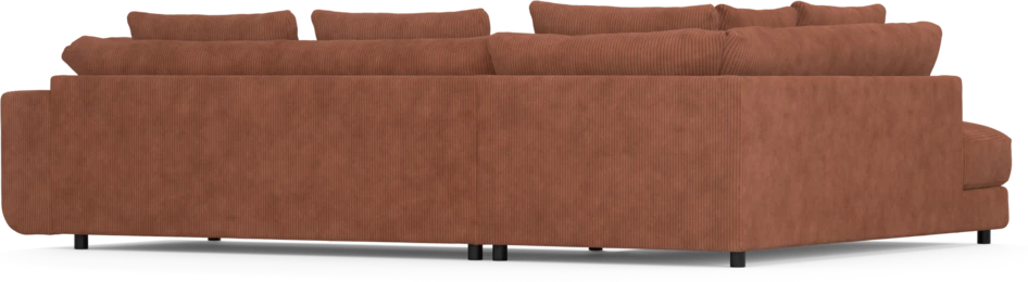 Amie - 3-sits med divan vänster - Orange