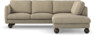 Madison - 2-sits soffa med divan höger - Beige