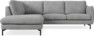 Madison Lux - 2-sits soffa med divan vänster - Vit