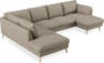 Madison Lux - 2-sits soffa med divan vänster och schäslong höger - Beige