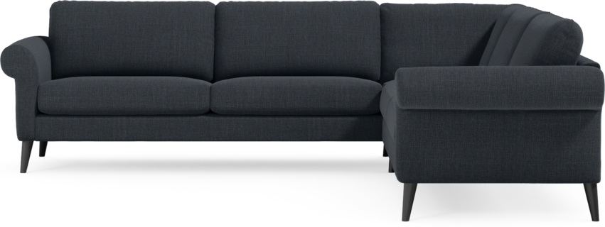 Bridge - Hörnsoffa, 3+3-sits - Blå