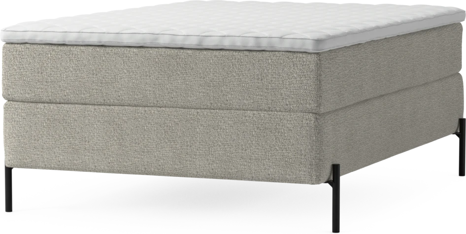 Delux Exclusive - Kontinentalsäng, enkelsäng 140 cm med bäddmadrass och sängben