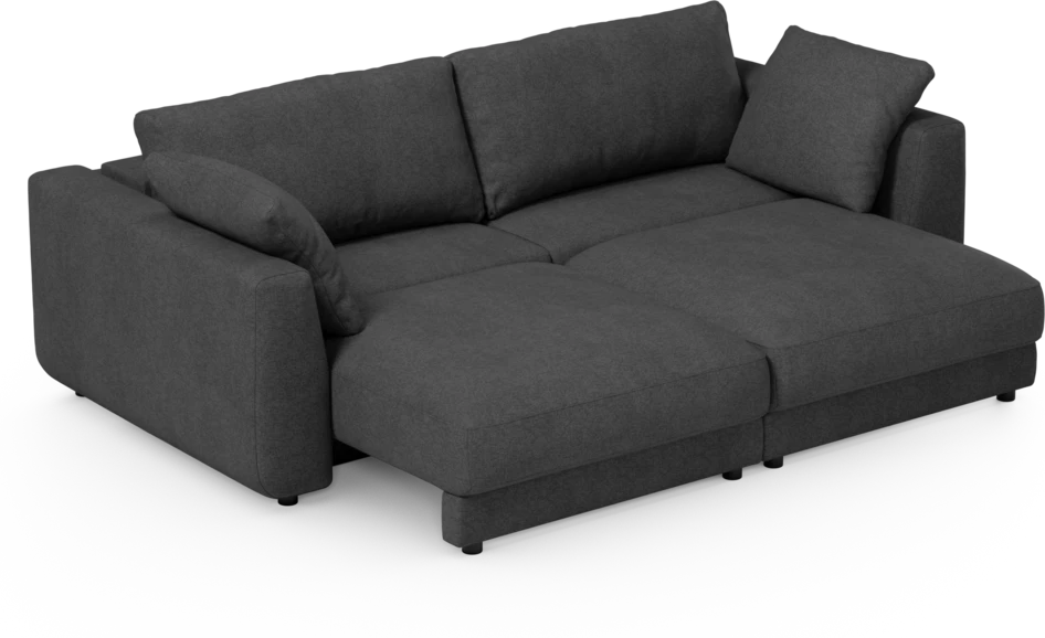 Amie - Bäddsoffa 3-sits - Svart