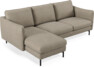 Madison Lux - 2-sits soffa med schäslong vänster - Beige