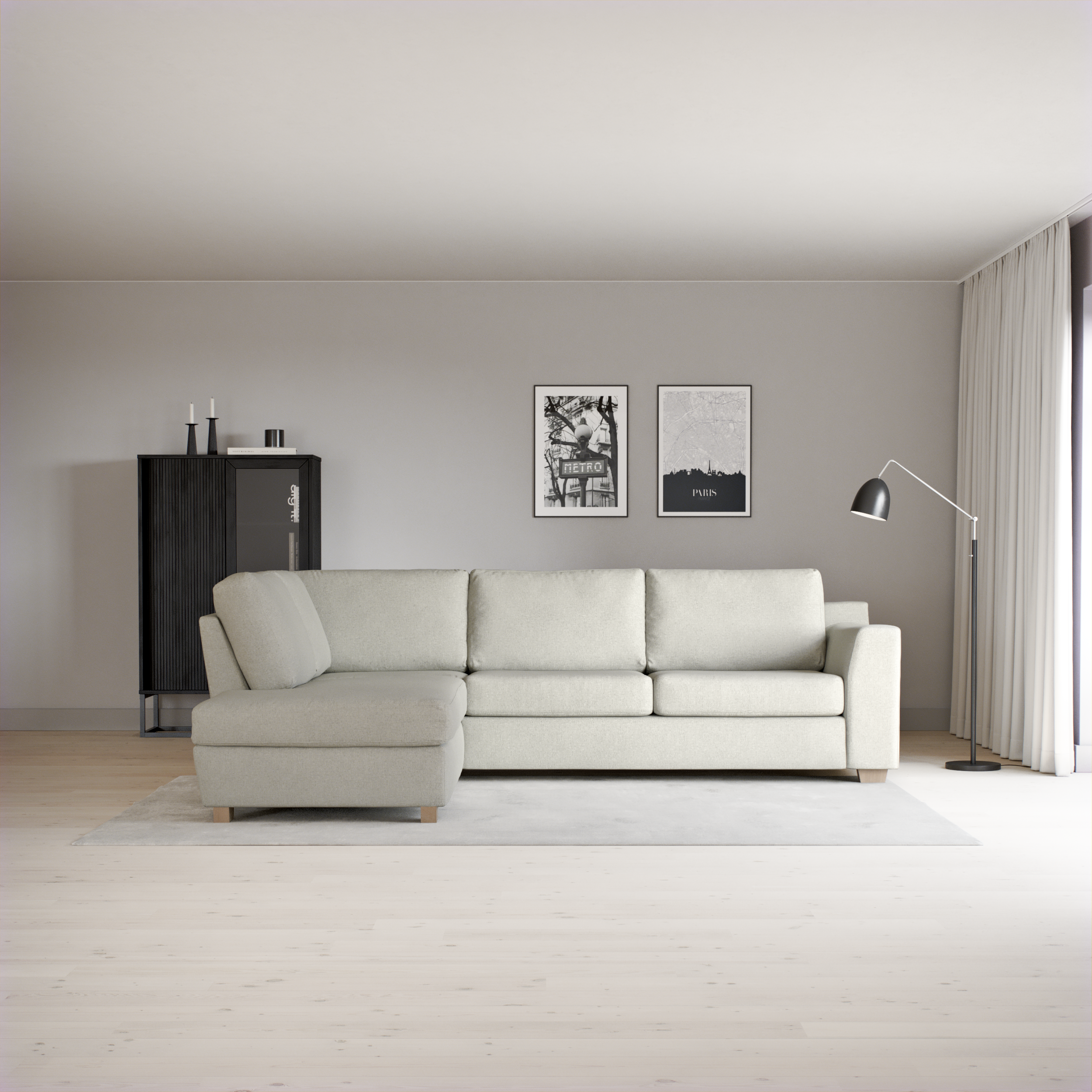 Friday - 2,5-sits soffa med divan vänster - inspiration