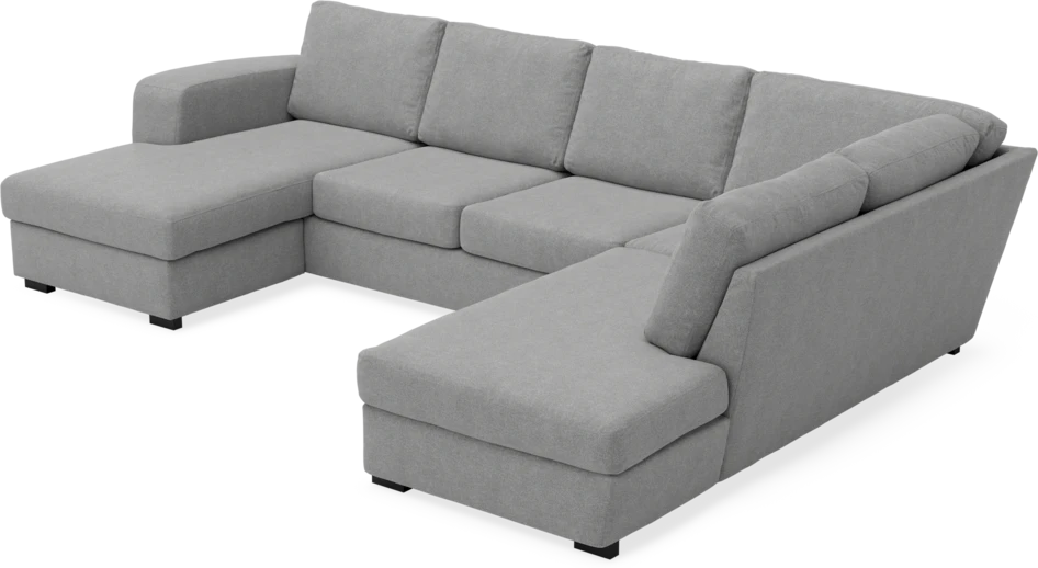 Friday - 3-sits soffa med schäslong vänster och divan höger - Grå