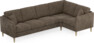 Eden - Hörnsoffa, 3+1-sits - Brun