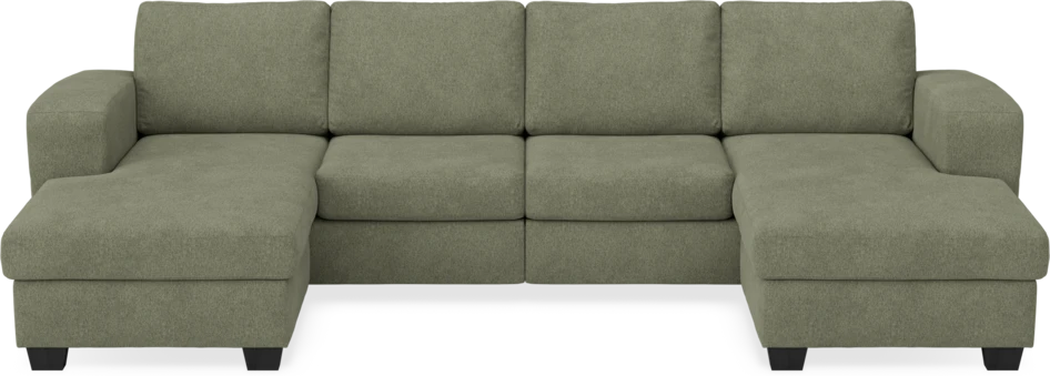 Friday - 2-sits soffa med två schäslonger - Vit