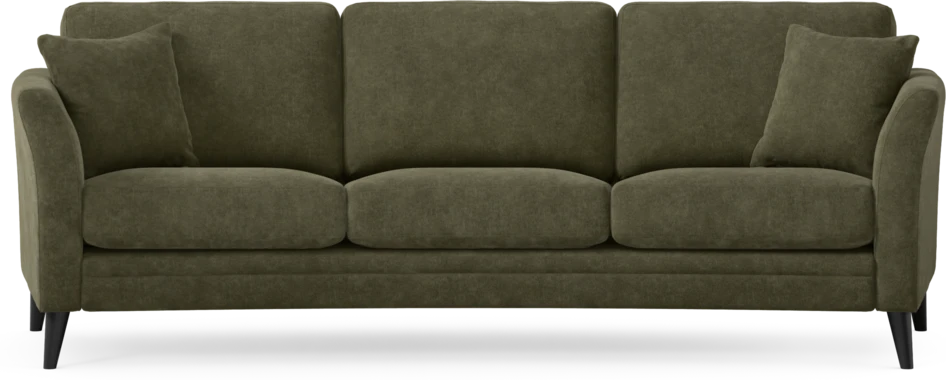 Eden - 3-sits soffa svängd - Grön