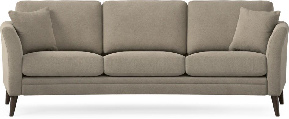Eden - 3-sits soffa svängd - Beige