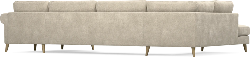 Bridge - 3-sits soffa med divan vänster och schäslong höger - Beige