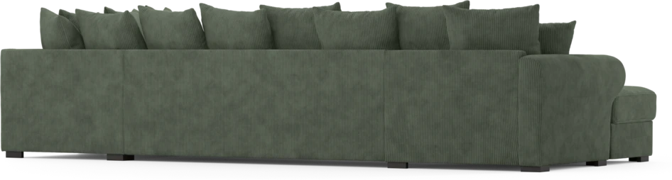 Town - 3-sits soffa med divan höger och schäslong vänster - Grön