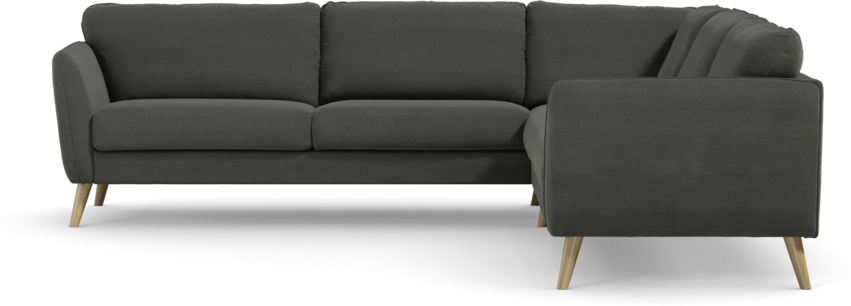 Bridge - Hörnsoffa, 3+3-sits - Grå