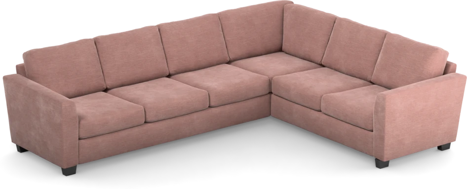 Friday - Hörnsoffa, 3+2-sits - Rosa