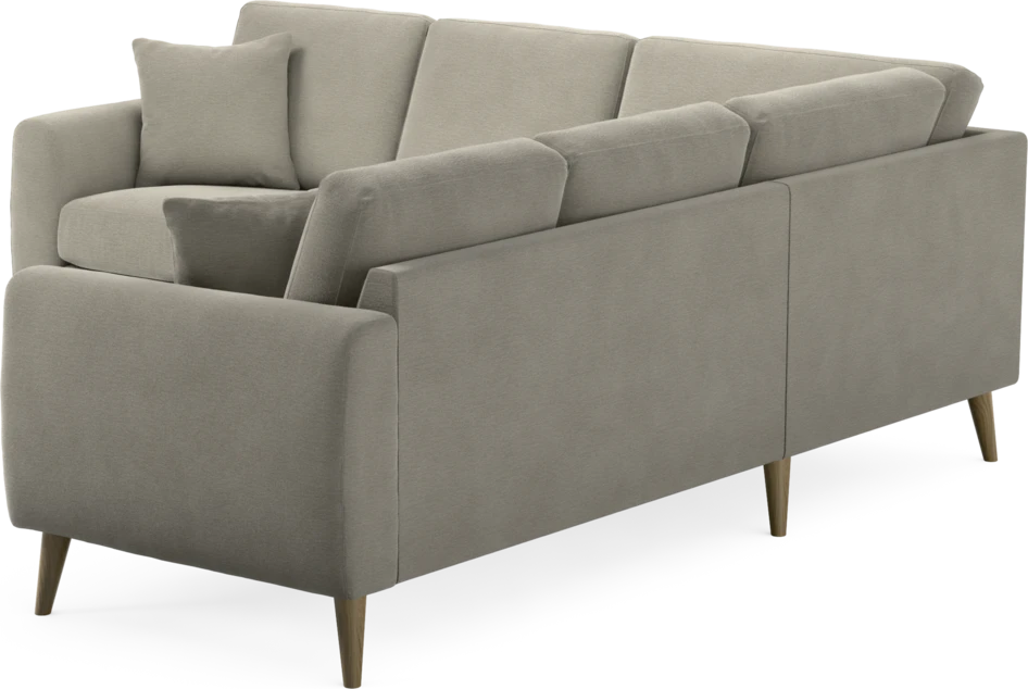 Eden - Hörnsoffa, 2+2-sits - Brun