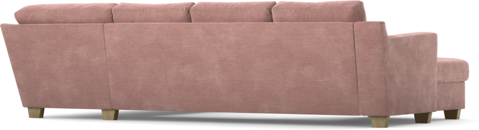 Friday - 3-sits soffa med schäslong vänster och divan höger - Rosa