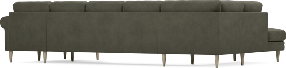Eden - 3-sits soffa med divan vänster och schäslong höger - Grå