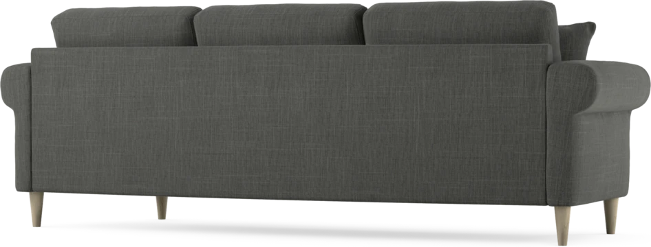 Eden - 3-sits soffa svängd - Grå