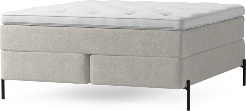 Delux Dream - Kontinentalsäng, dubbelsäng med bäddmadrass och sängben