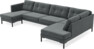Rio - 4-sits soffa med schäslong vänster och divan höger - Grå