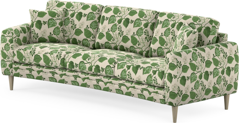 Eden - 3-sits soffa svängd - Flerfärgad