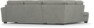 Friday - 2,5-sits soffa med divan vänster - Grå