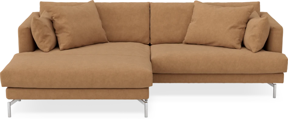 Harper - 4-sits med schäslong XL vänster - Gul