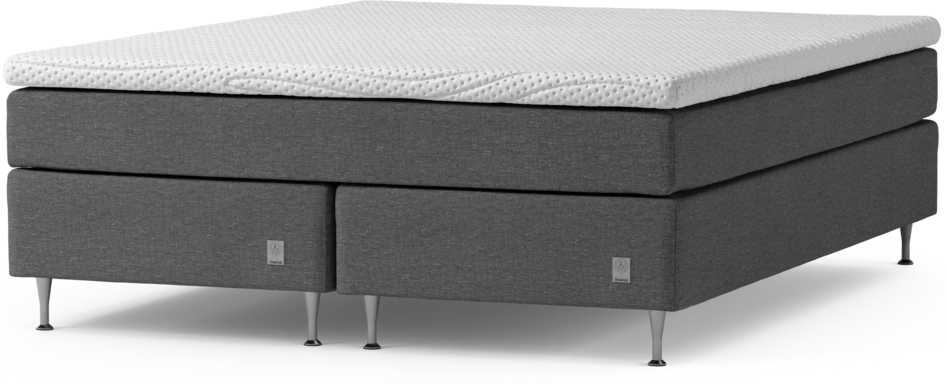 Cape Selene - Kontinentalsäng, dubbelsäng med bäddmadrass 5 cm och sängben