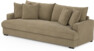 Mila - 4-sits soffa, hel dyna - Beige