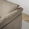 Cherrie - 3-sits soffa med kappa - Beige