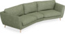 Madison - 3-sits soffa svängd, 90 cm - Grön