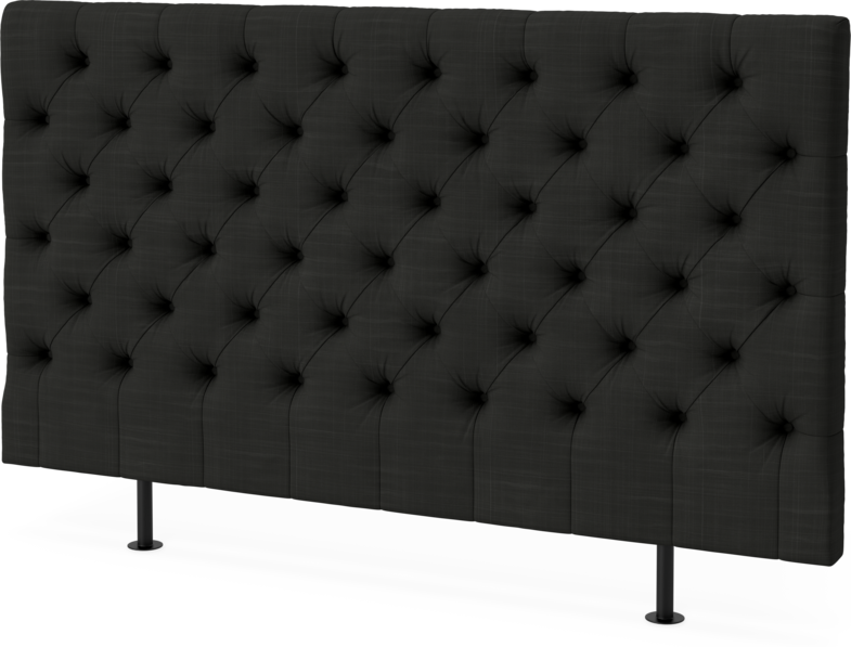 Cape pikerad  - Sänggavel låg, , 90-210 cm - Grå