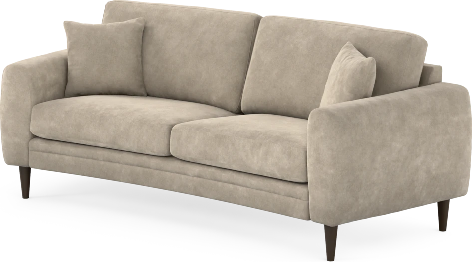 Eden - 2,5-sits soffa svängd - Beige