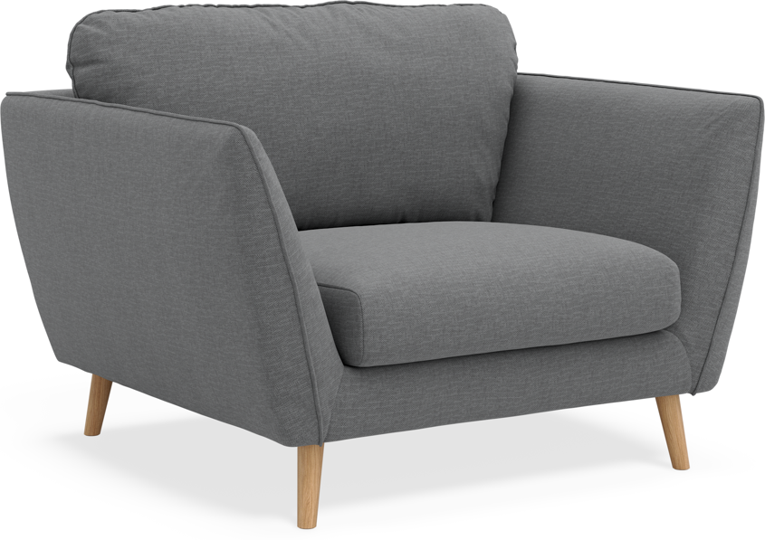 Madison Lux - Fåtölj, 70 cm - Grå