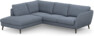 Madison Lux - 2-sits soffa med divan vänster - Blå