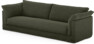 Cherrie - 4-sits soffa, hel dyna och kappa - Grön