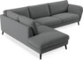 Madison - 3-sits soffa med divan vänster - Grå