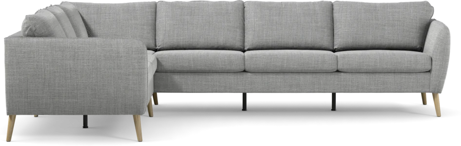 County - Hörnsoffa, 2+3-sits - Grå