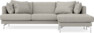 Harper - 4-sits med schäslong höger  - Beige