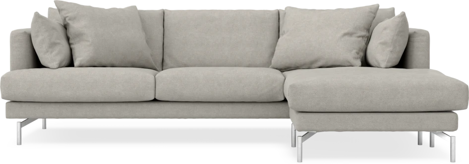 Harper - 4-sits med schäslong höger  - Beige