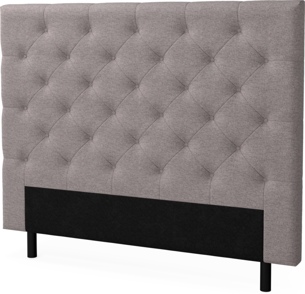 Delux Pikerad - Sänggavel, 90-210 cm - Grå