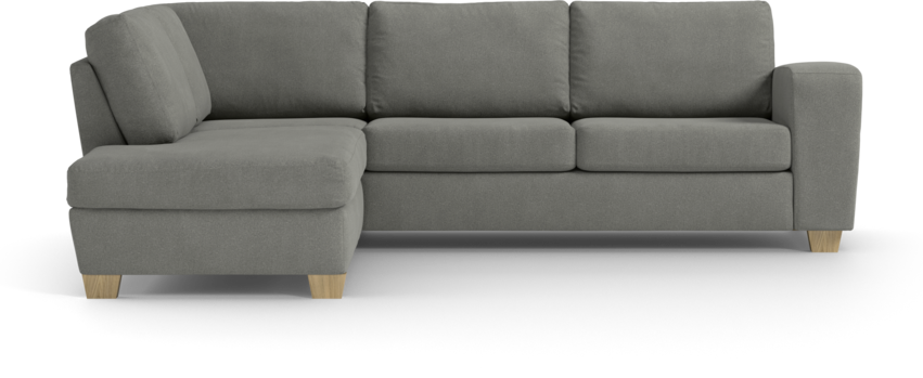 Friday - 2,5-sits soffa med divan vänster - Grå